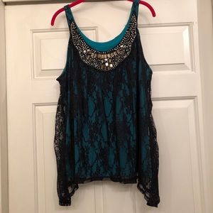 Lane Bryant Embellished Tank